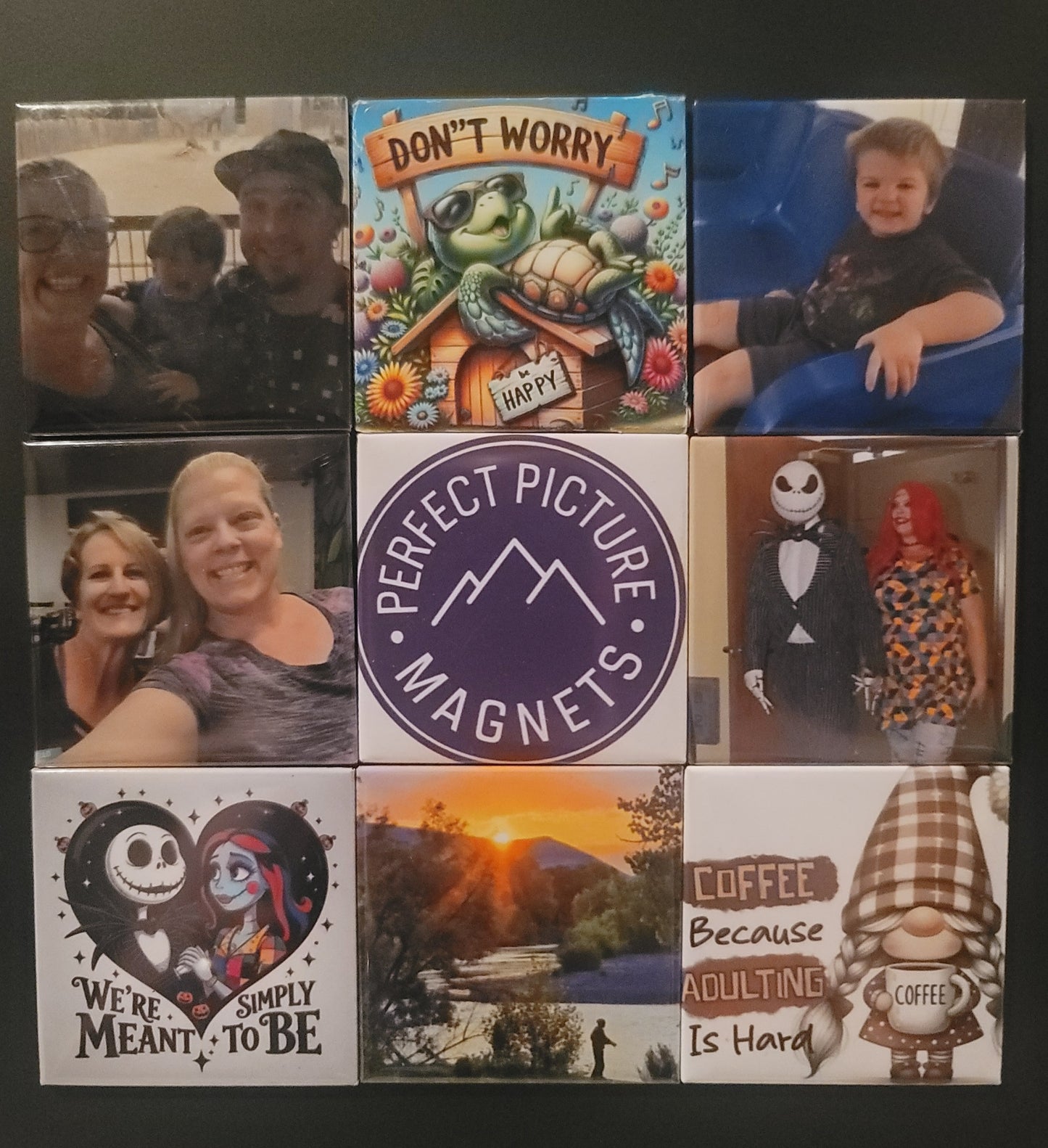 9 Pack Photo Magnets